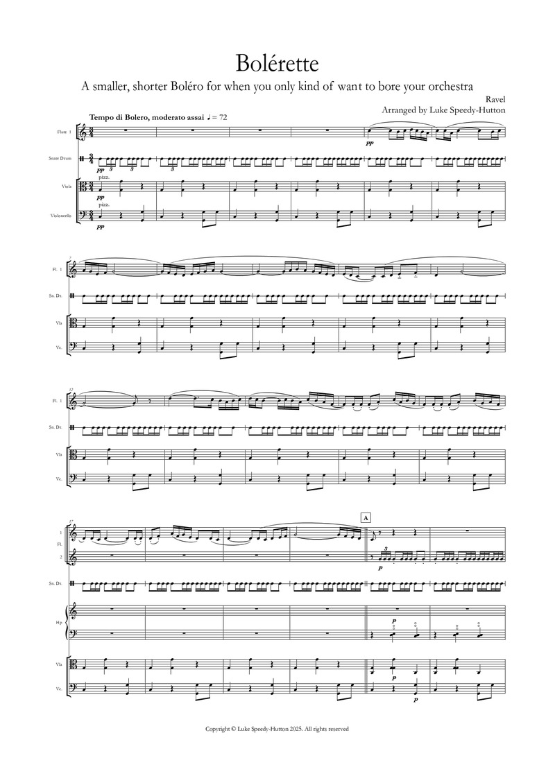 Bolerette - a shorter, smaller Bolero